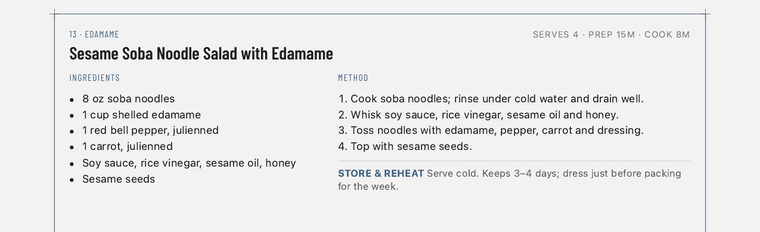Sesame Soba Noodle Salad recipe page